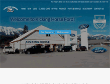 Tablet Screenshot of kickinghorseford.com